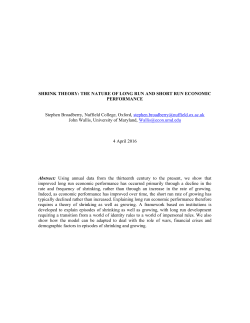 SHRINK THEORY: THE NATURE OF LONG RUN AND