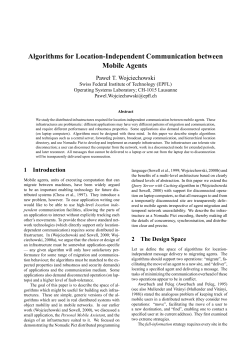 Algorithms for Location-Independent Communication