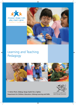 Learning and Teaching Pedagogy