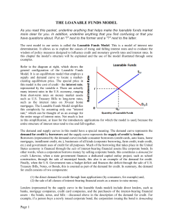 the loanable funds model