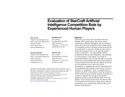 Evaluation of StarCraft Artificial Intelligence Competition Bots by