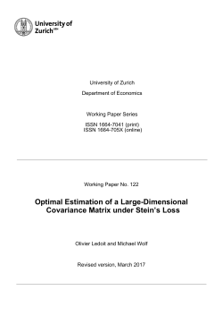 Optimal Estimation of a Large-Dimensional Covariance Matrix under
