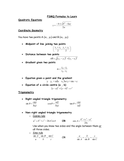 FSMQ Formulas to Learn File
