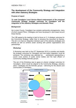 Cylch Caron: Tregaron Integrated Public Service