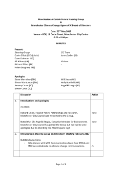 23rd May 2017 - Manchester: A Certain Future