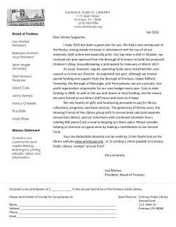 Click Here for a copy of our Annual Fund Letter