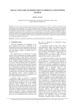 Social Welfare Maximization in Deregulated Power System