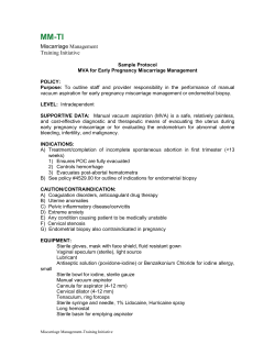 MVA Sample Protocols