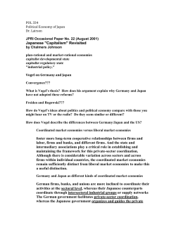 Coordinated market economies