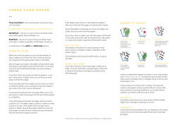 3 Card Poker Game Guide