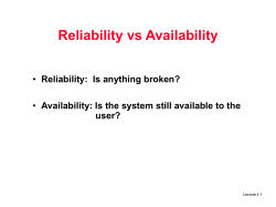 Lecture 13: I/O Queuing Theory, RAID