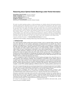 Reasoning about Optimal Stable Matchings