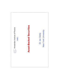 A s set-B acked S ecu rities