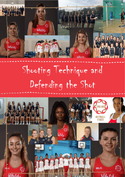 Shooting Technique and Defending the Shot