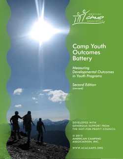 Camp Youth Outcomes Battery