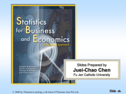 Data and Statistics