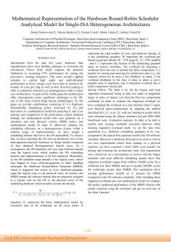 Mathematical Representation of the Hardware Round