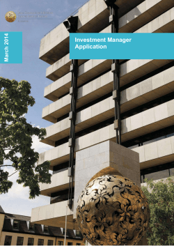 IVM Application Form - Central Bank of Ireland