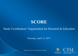 score - University of Rochester Medical Center