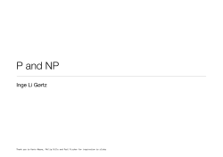 P and NP
