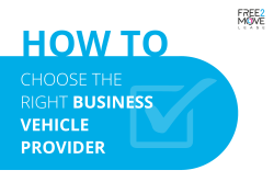 choose The righT business veHicle prOvider