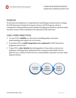 DOC - Family and Consumer Sciences