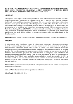 RATIONAL VALUATION FORMULA AND FIRST GENERATION