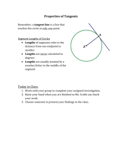 tangent line - Cobb Learning