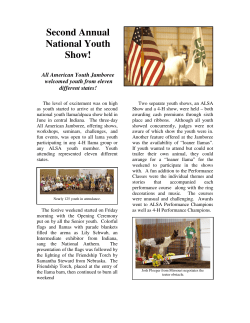 Second Annual National Youth Show!