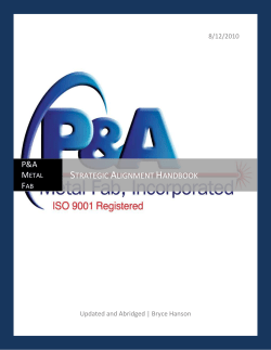 Strategic Alignment Handbook