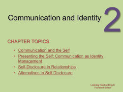 Looking Out/Looking In