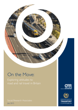 On the Move - Independent Transport Commission