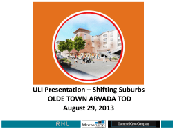 OLDE TOWN ARVADA TOD Proposal
