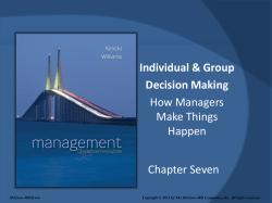 Rational model of decision making