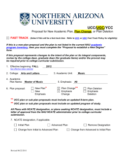 Master of Music - jan.ucc.nau.edu