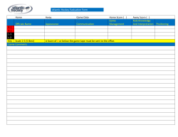 AHA Coaches Evaluation - Atlantic Hockey Online