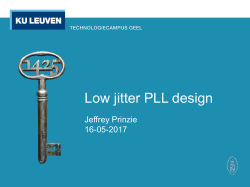 Low jitter PLL design
