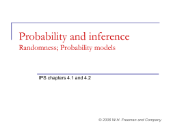 Stats basic probabilities intro