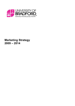 Marketing Strategy 2009-2014
