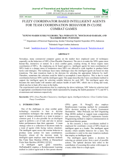 fuzzy coordinator based intelligent agents for team coordination