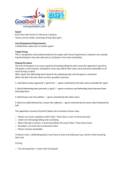 Squad Each team will consist of minimum 3 players. Teams can be