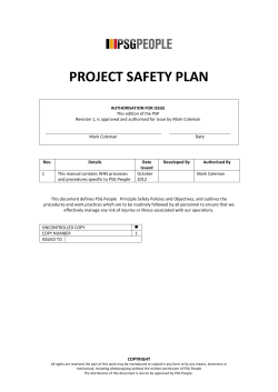 PSG People are responsible to