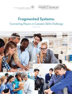 Fragmented Systems - Canadian Chamber of Commerce