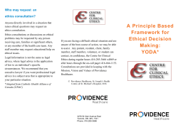Ethical Decision-Making Framework