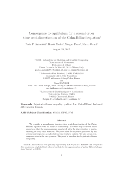 Convergence to equilibrium for a second