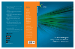 The Growth Report - World Bank Group