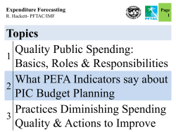 R Hackett Expenditure Forecasting