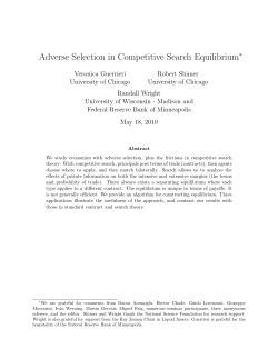 Adverse Selection in Competitive Search Equilibrium