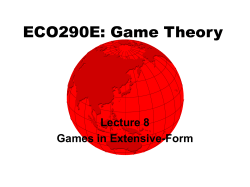 ECO290E: Game Theory
