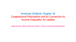 American Gridlock: Chapter 16 Congressional Polarization and Its